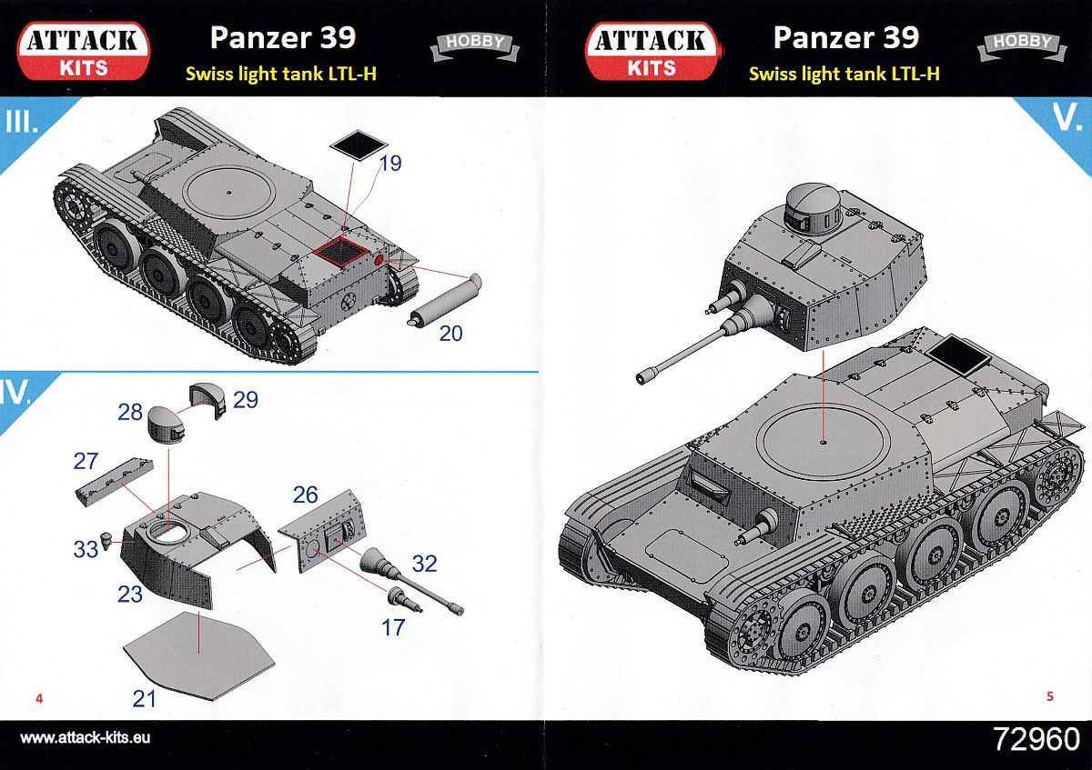 LTL H Pzw 39 Swiss Light Tank Attack HK 1 72 Se P edstavuje Diskusn 